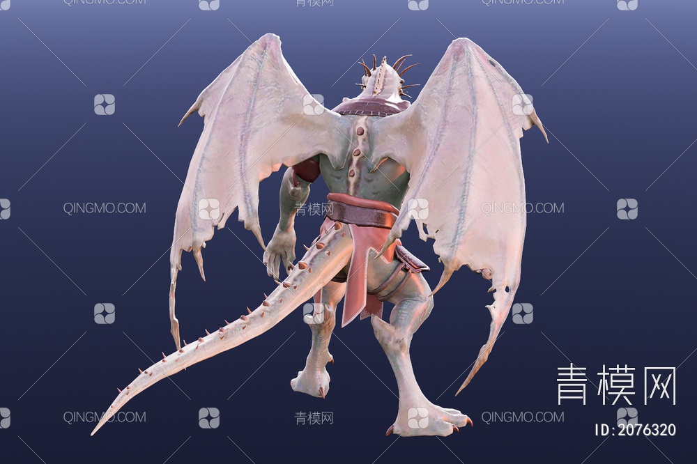 双足飞龙战士3D模型下载【ID:2076320】