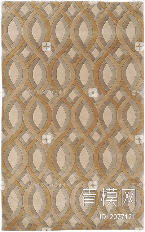 现代无缝地毯，素色地毯，毛绒地毯，抽象图案地毯贴图下载【ID:2077121】