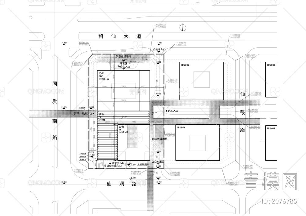 南山区科技联合大厦建筑方案设计方案文本施工图【ID:2076785】