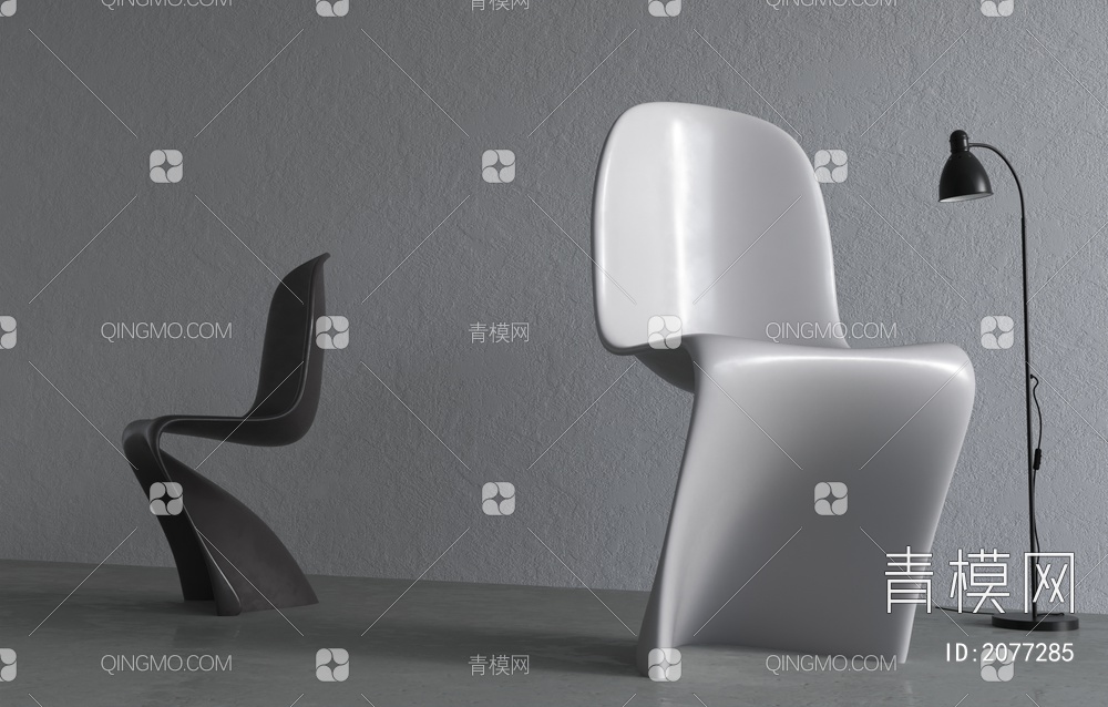 单椅3D模型下载【ID:2077285】