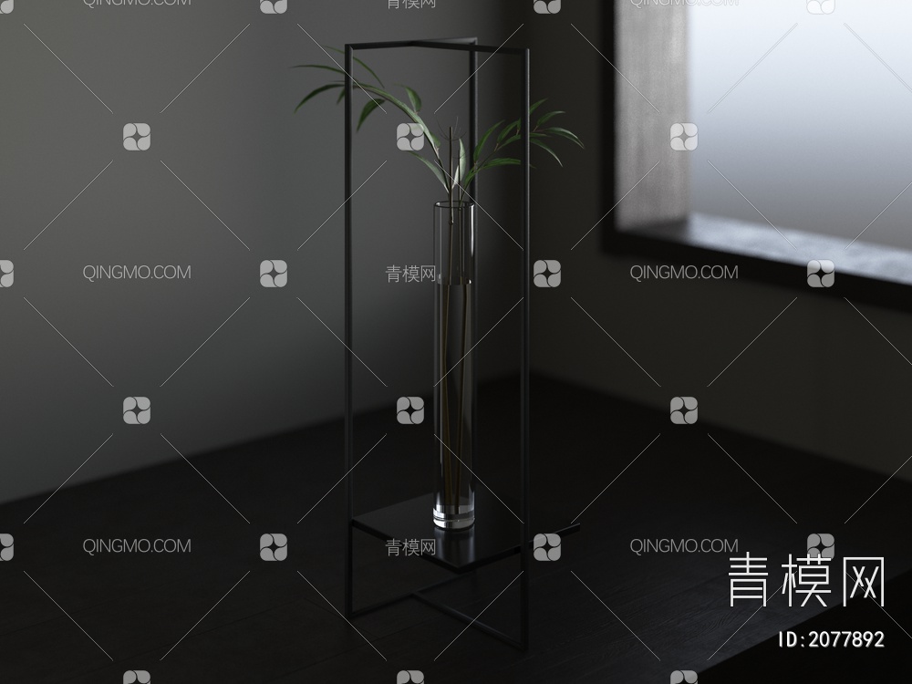 花瓶3D模型下载【ID:2077892】