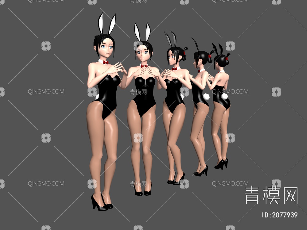 兔女郎3D模型下载【ID:2077939】