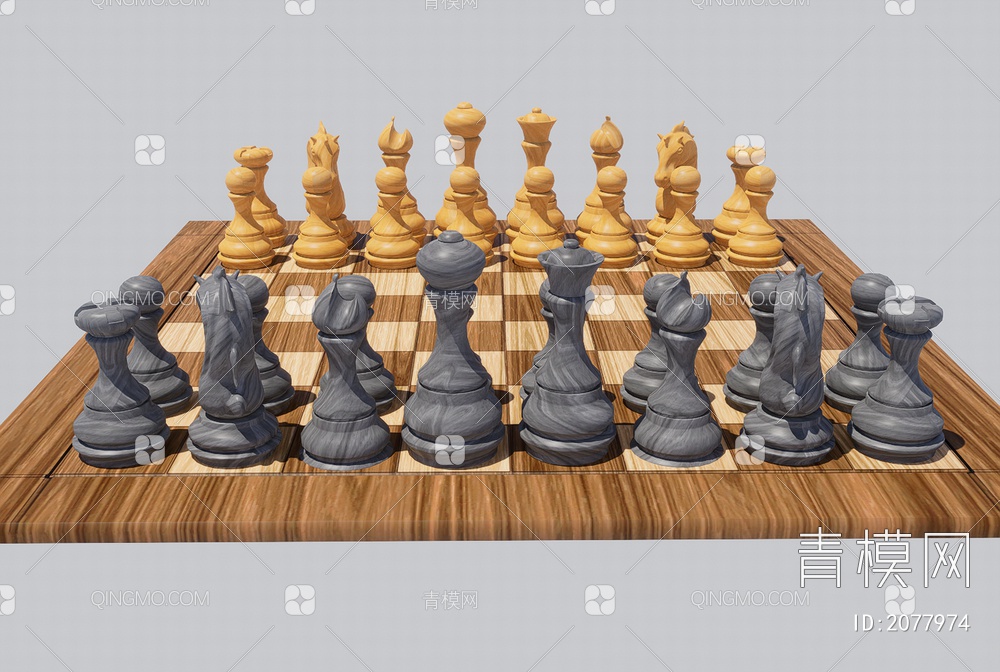 国际象棋3D模型下载【ID:2077974】