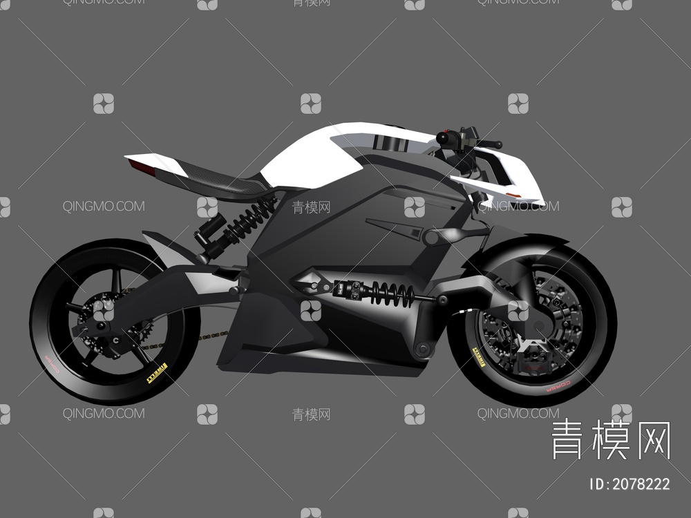 摩托车3D模型下载【ID:2078222】