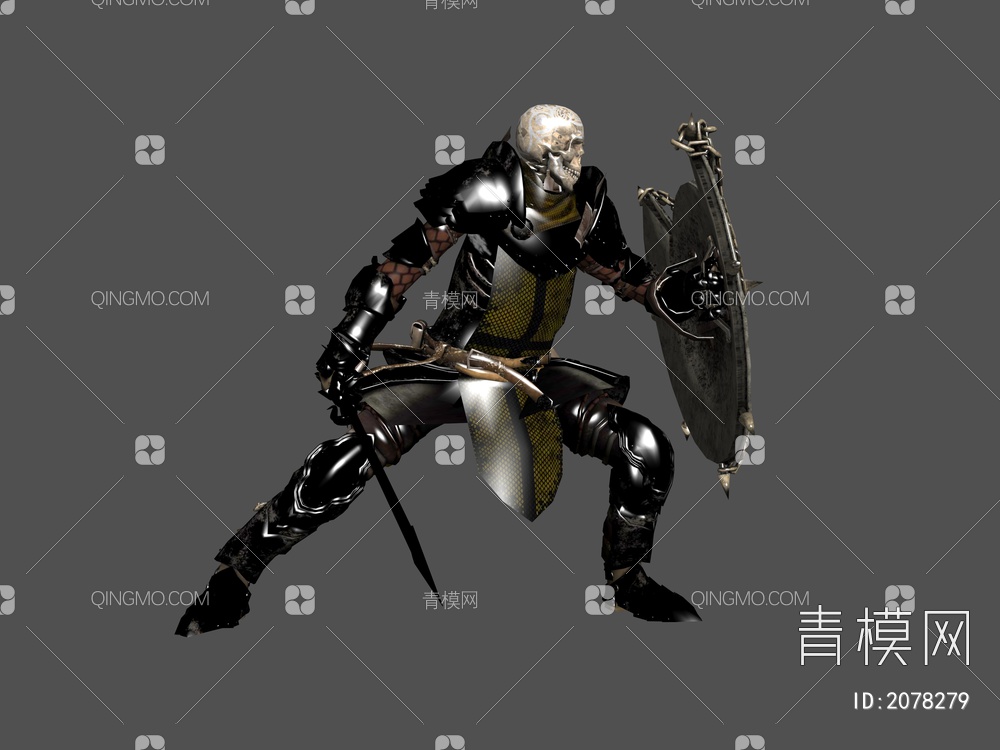 死亡骑士3D模型下载【ID:2078279】
