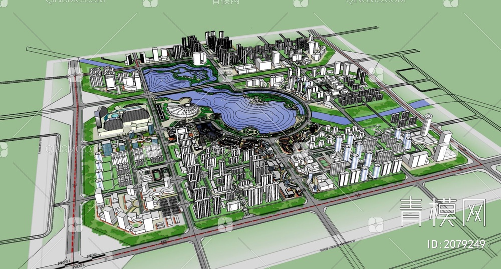 29套城市设计SUSU模型下载【ID:2079249】