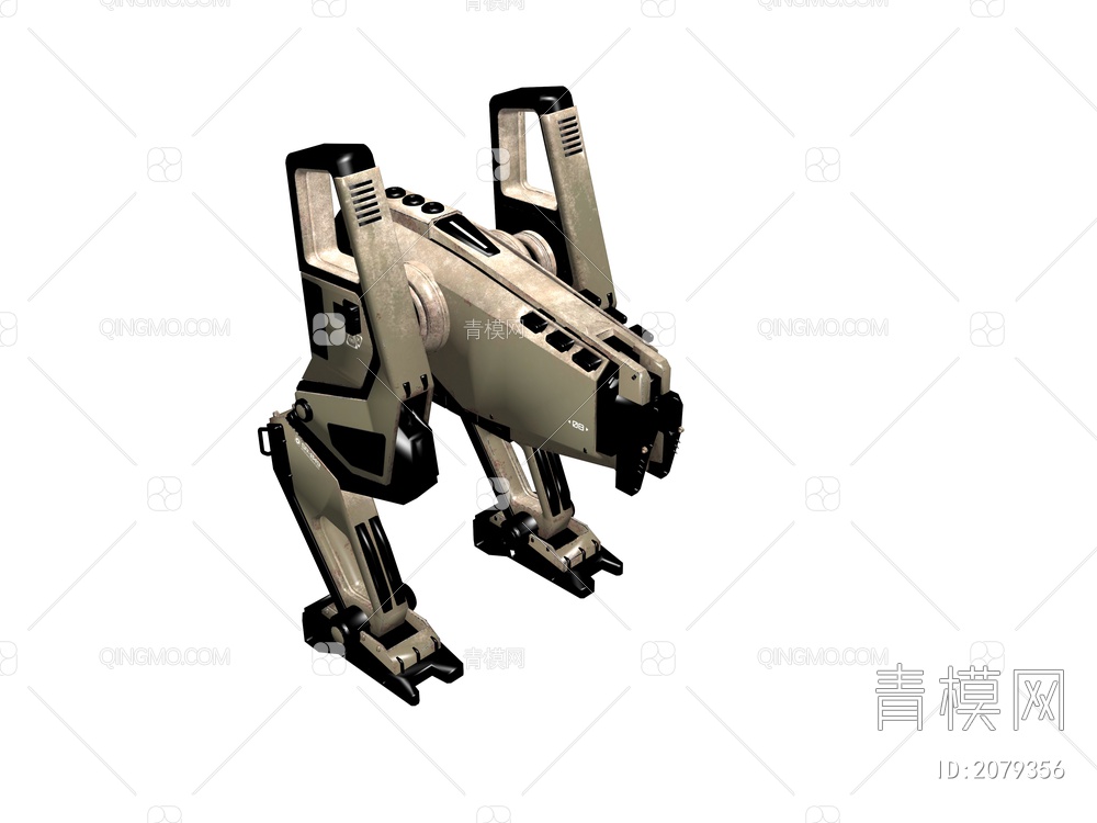 重型机甲3D模型下载【ID:2079356】