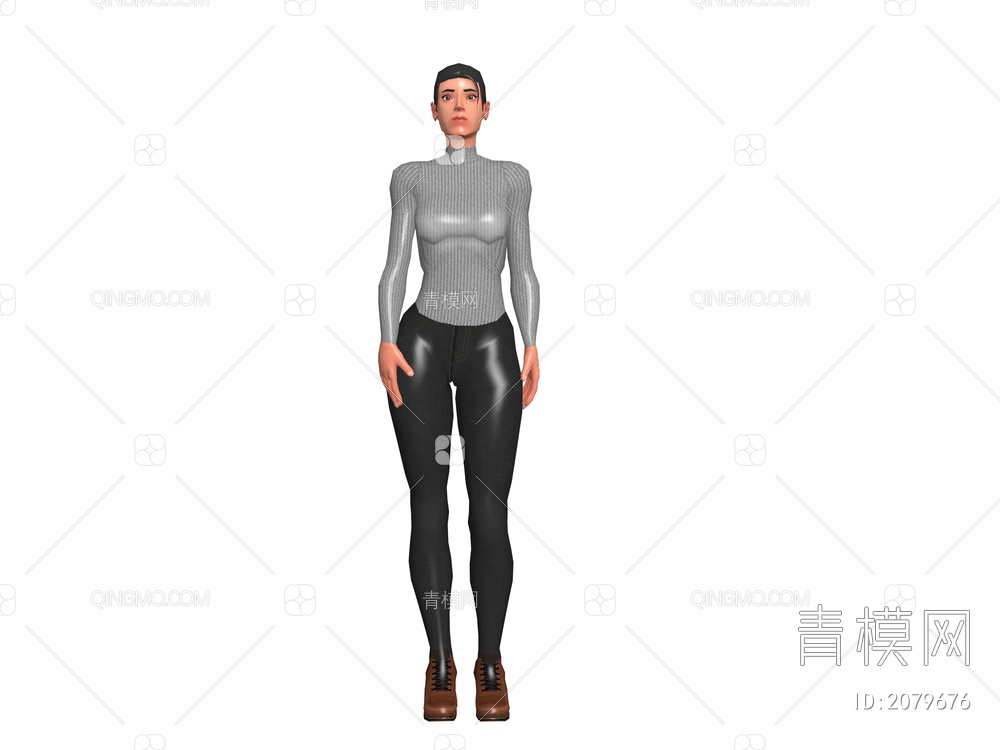 女人3D模型下载【ID:2079676】