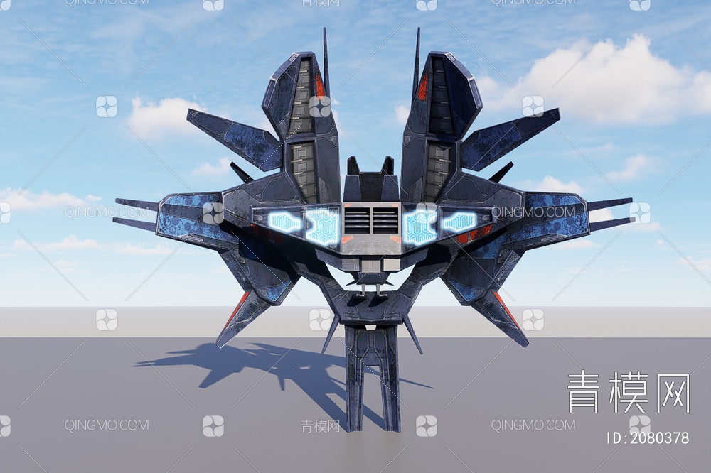 飞船3D模型下载【ID:2080378】