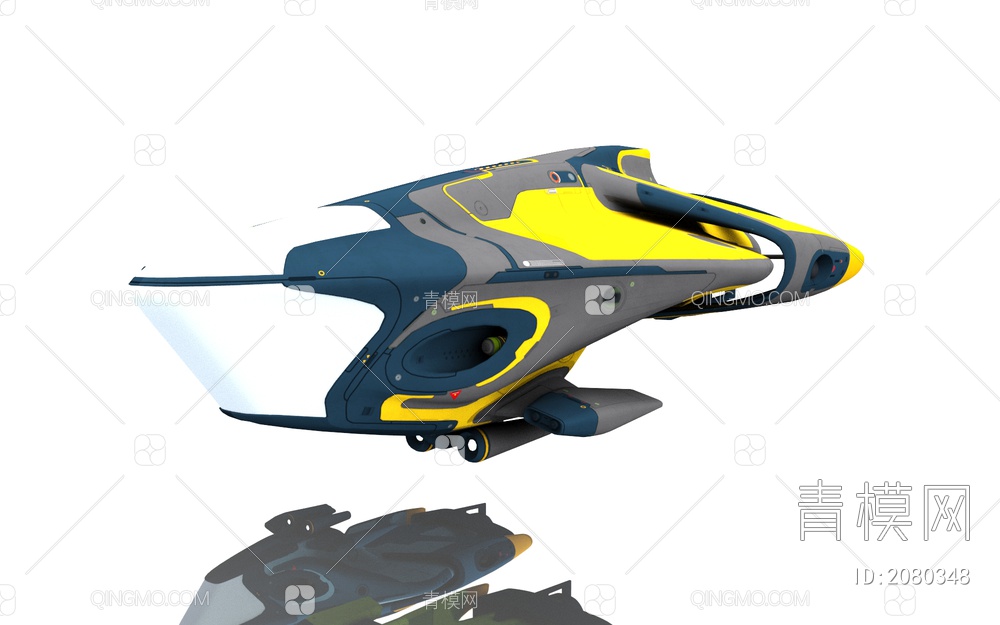 飞船3D模型下载【ID:2080348】