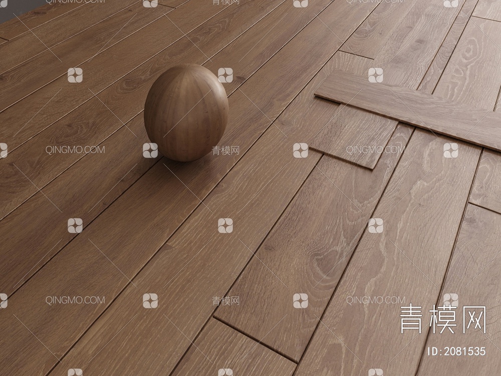 木地板3D模型下载【ID:2081535】