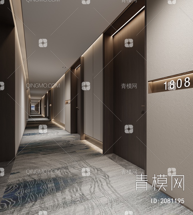 过道3D模型下载【ID:2081195】