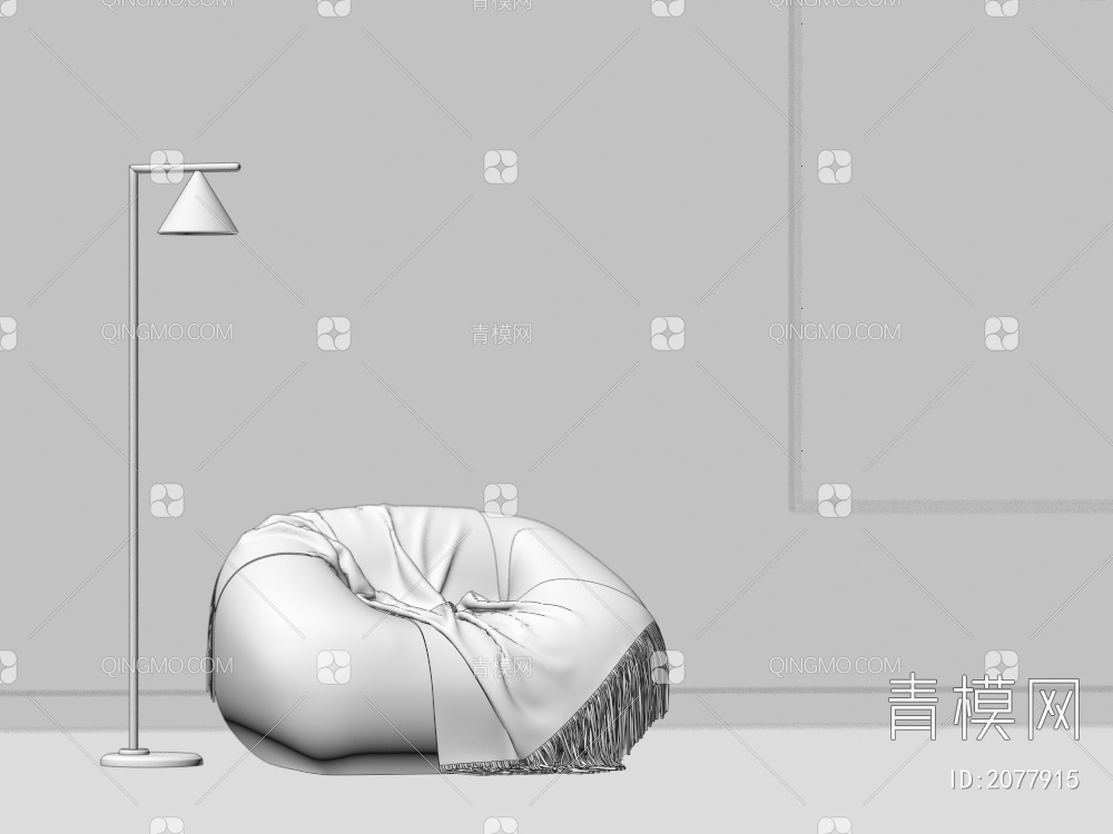 懒人沙发3D模型下载【ID:2077915】
