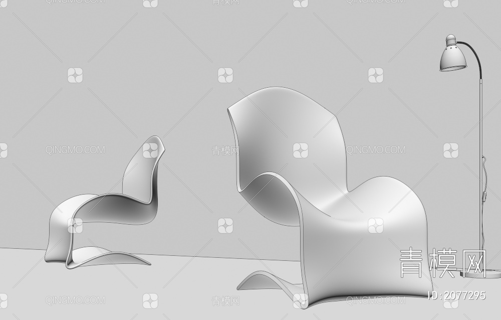 单椅3D模型下载【ID:2077295】