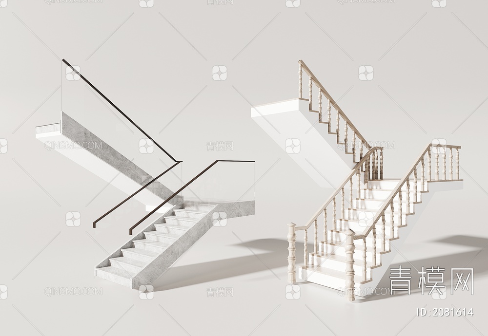 楼梯3D模型下载【ID:2081614】