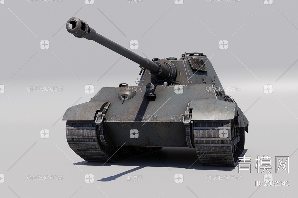 二战坦克3D模型下载【ID:2082343】