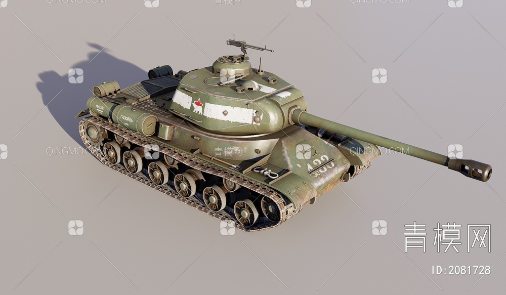坦克3D模型下载【ID:2081728】