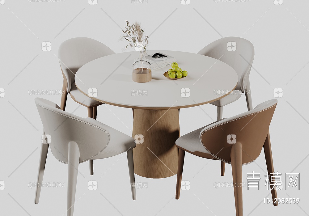 餐桌椅3D模型下载【ID:2082539】