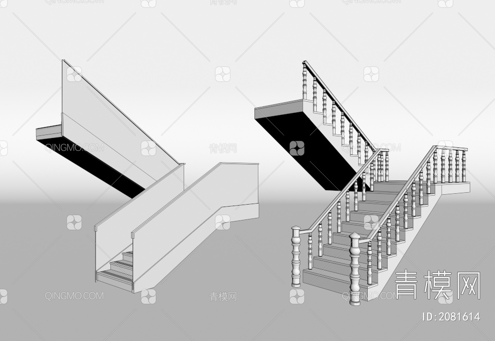 楼梯3D模型下载【ID:2081614】