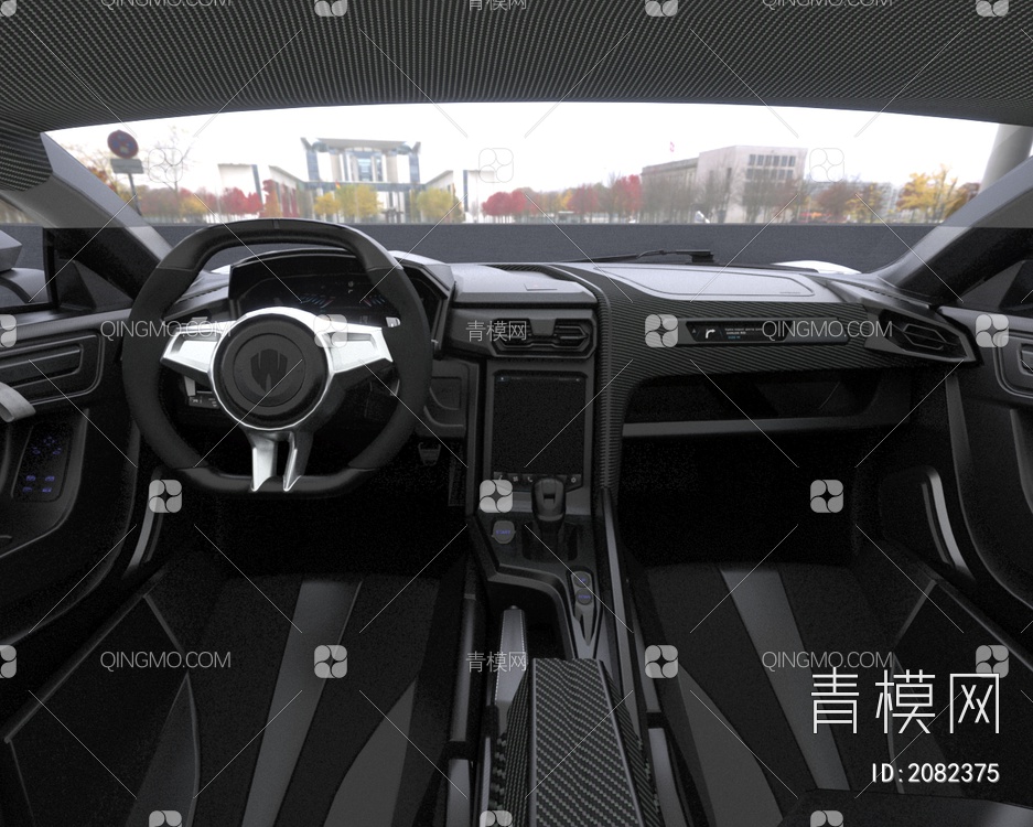 芬尼尔超跑跑车3D模型下载【ID:2082375】