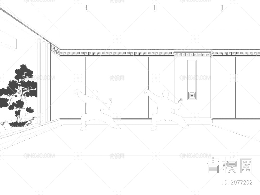 太极区3D模型下载【ID:2077202】