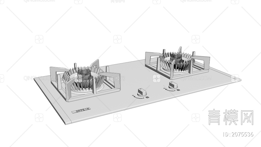 燃气灶3D模型下载【ID:2075536】