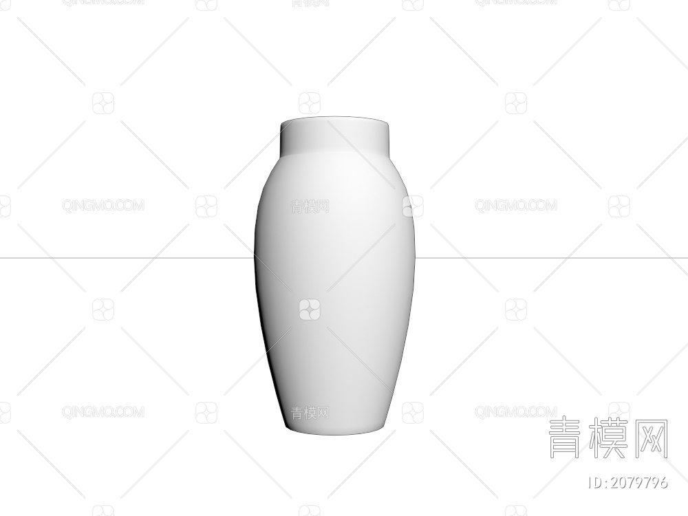 青花瓶3D模型下载【ID:2079796】