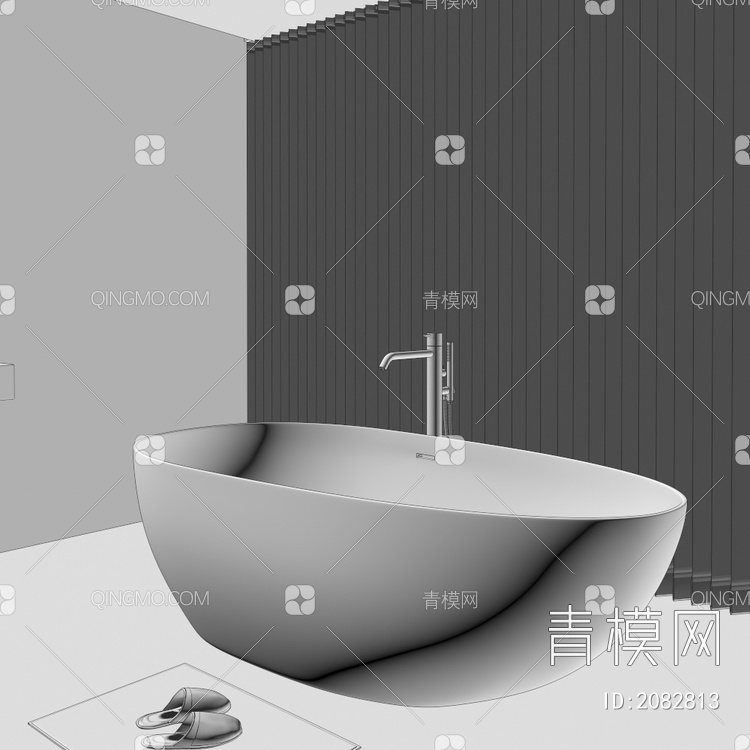 浴缸3D模型下载【ID:2082813】
