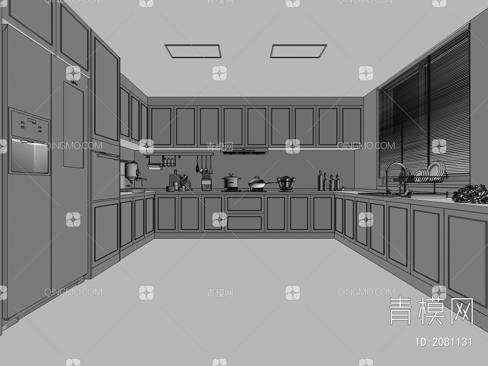厨房3D模型下载【ID:2081131】