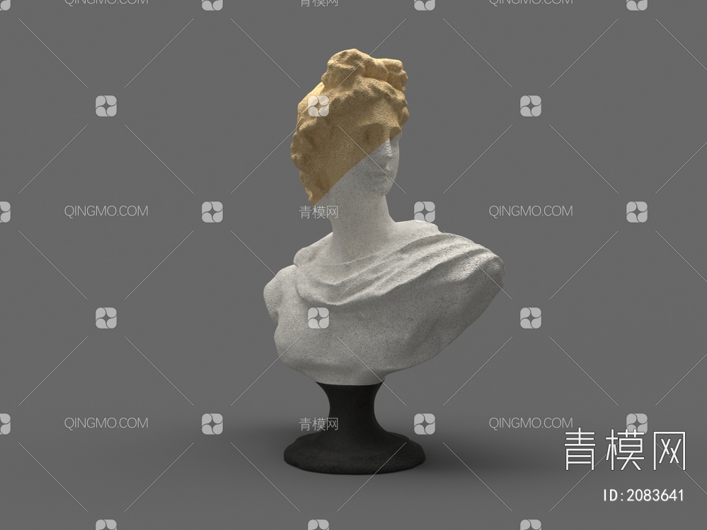女神石膏雕像3D模型下载【ID:2083641】