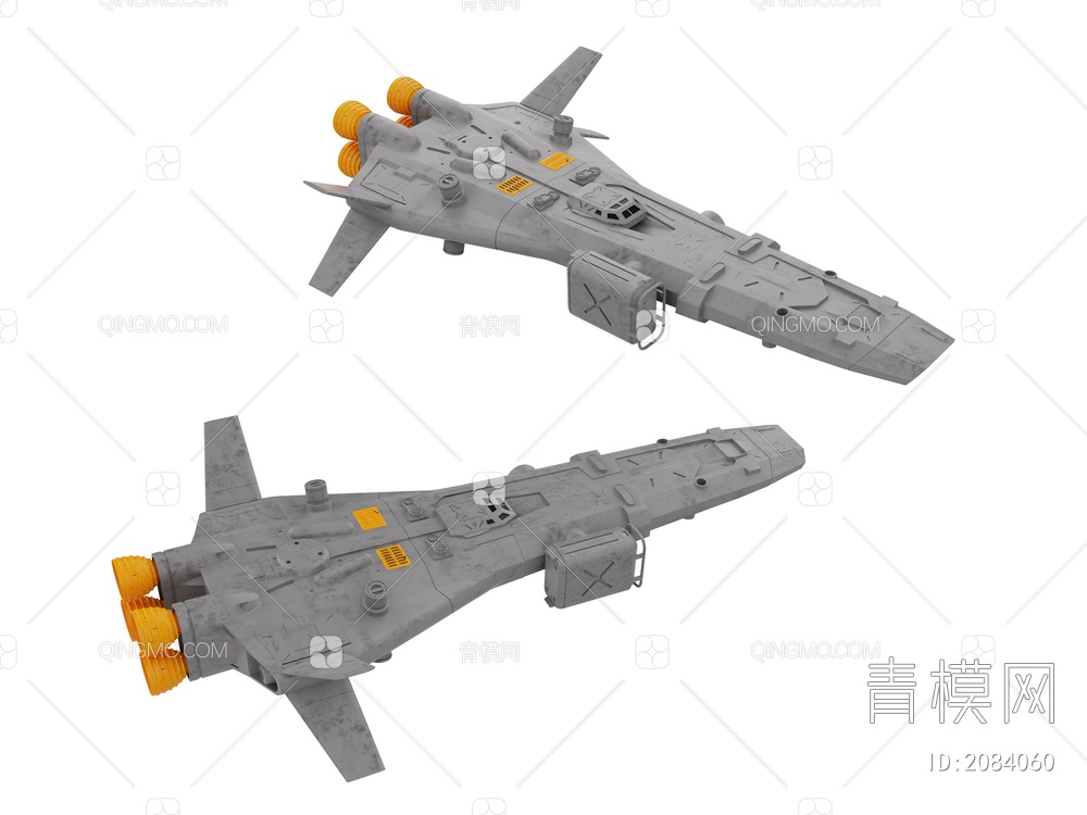 航天器材 航空飞机3D模型下载【ID:2084060】