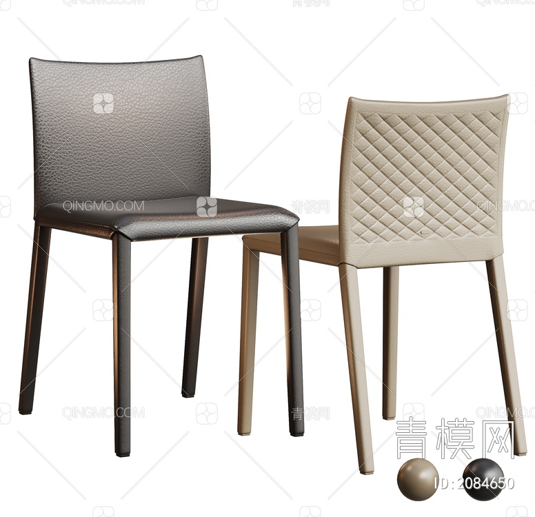 pertica餐椅3D模型下载【ID:2084650】