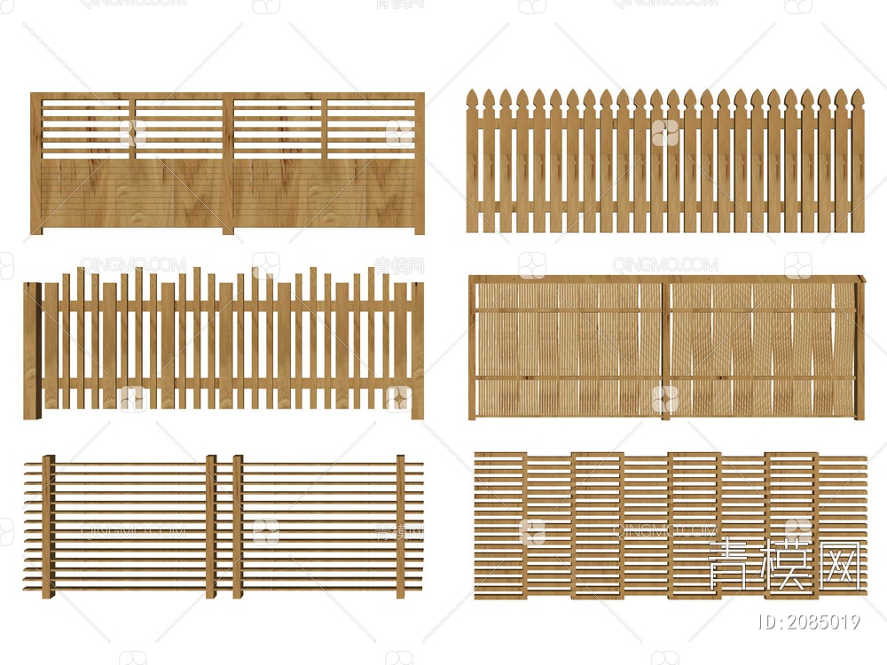 木围栏SU模型下载【ID:2085019】