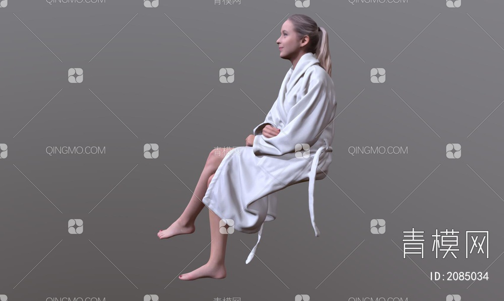 浴室中的女人3D模型下载【ID:2085034】