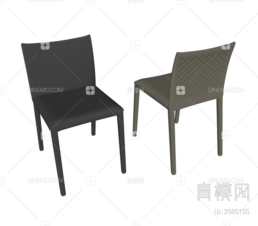 pertica餐椅组合SU模型下载【ID:2085155】