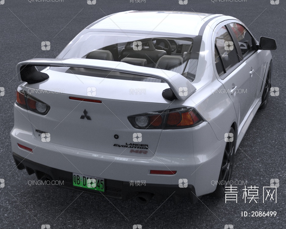三菱翼豪陆神赛车跑车3D模型下载【ID:2086499】