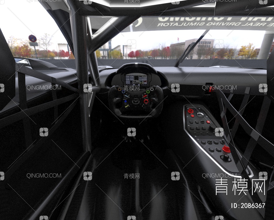 马自达RXVisionGT3Concept跑车汽车3D模型下载【ID:2086367】