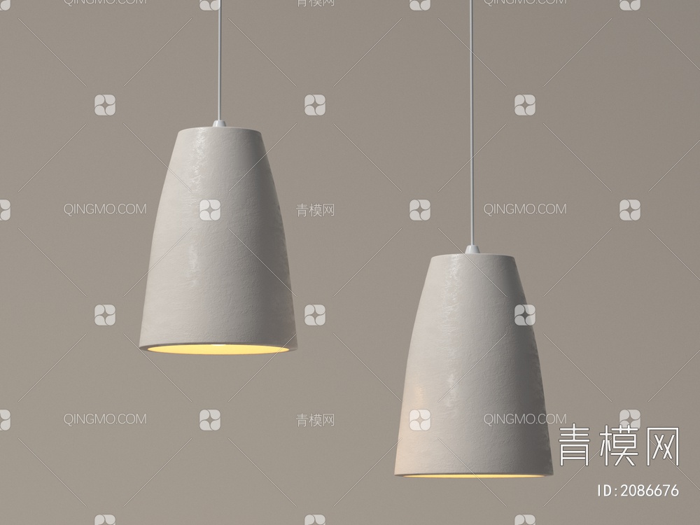 吊灯，灯具，氛围灯，洗墙灯3D模型下载【ID:2086676】