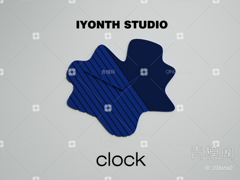 时钟，挂钟3D模型下载【ID:2086560】