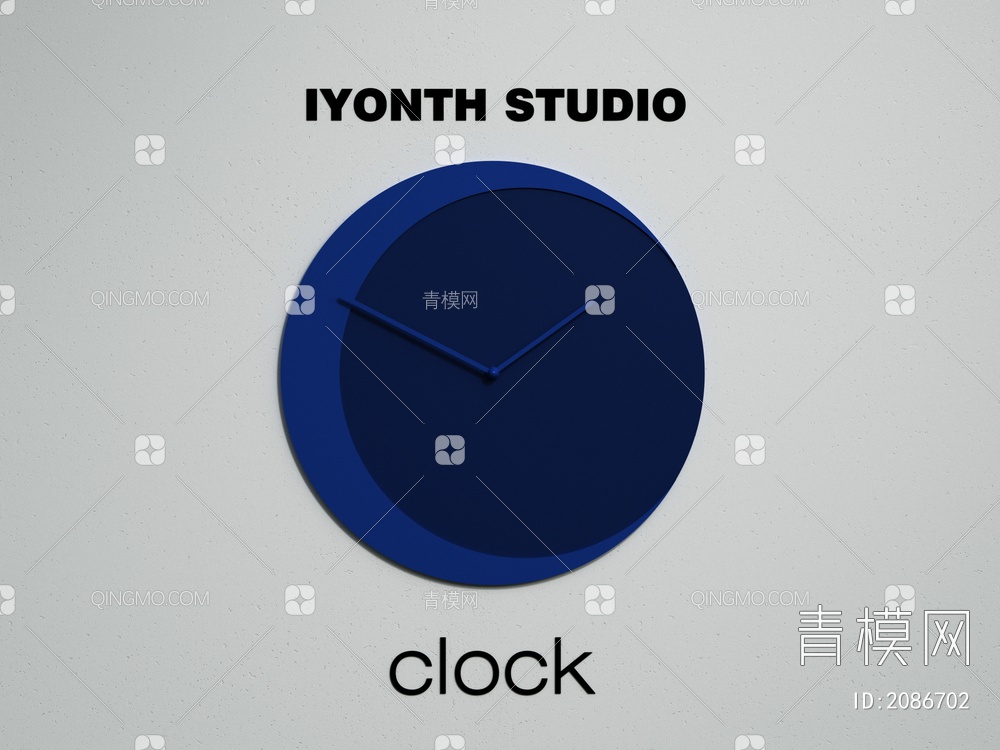 时钟，挂钟3D模型下载【ID:2086702】