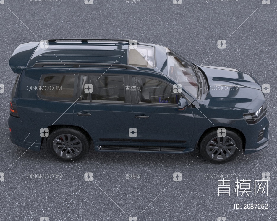丰田兰德酷路泽LC200汽车3D模型下载【ID:2087252】