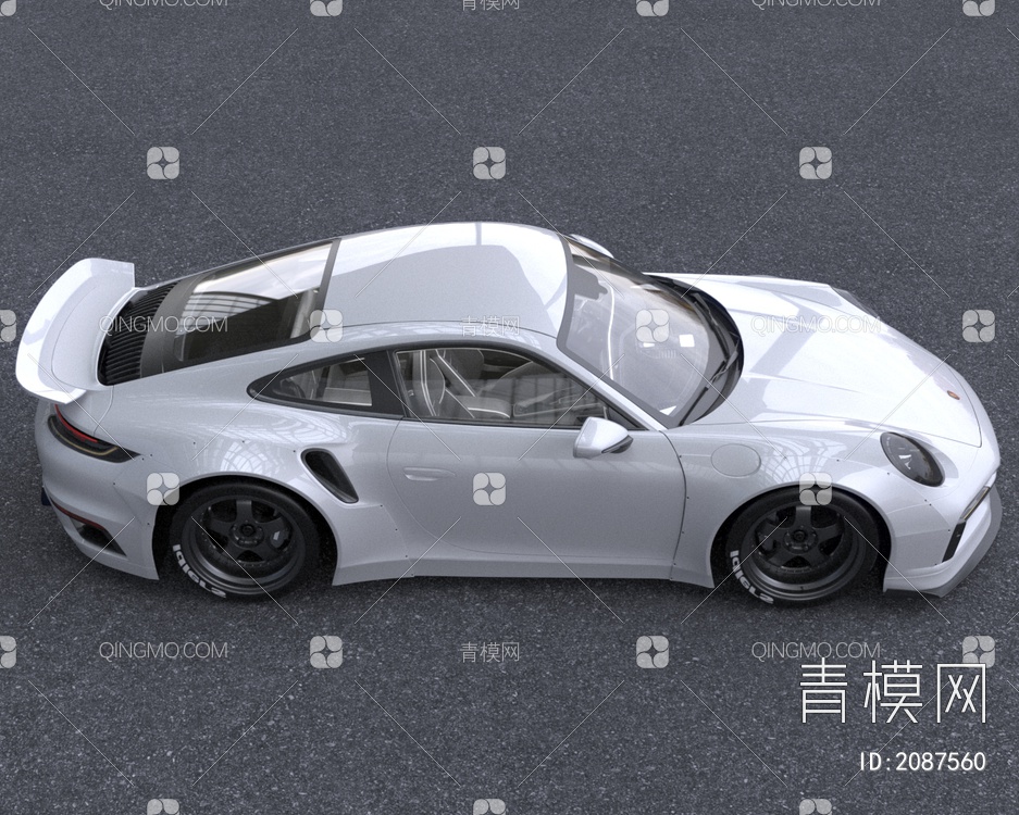 保时捷992改装款豪车汽车跑车3D模型下载【ID:2087560】