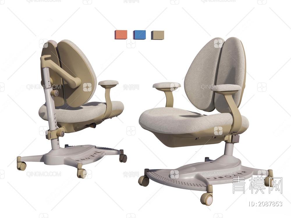 儿童椅3D模型下载【ID:2087853】