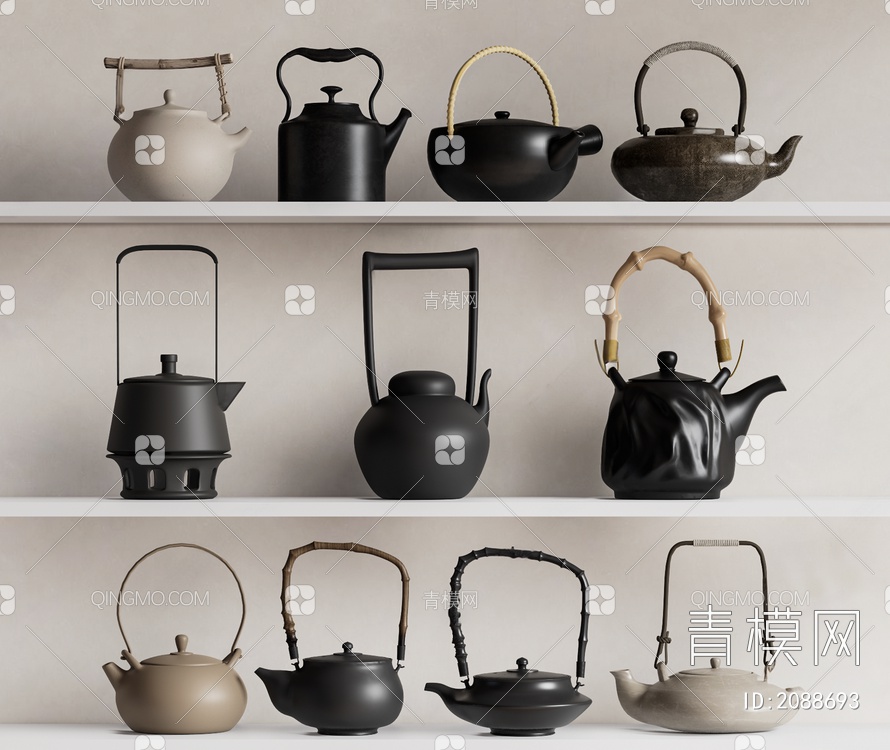 茶具3D模型下载【ID:2088693】