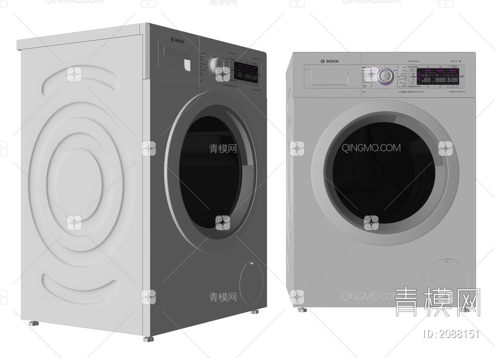 洗衣机SU模型下载【ID:2088151】