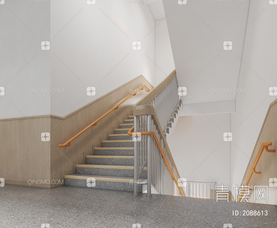 幼儿园楼梯间3D模型下载【ID:2088613】