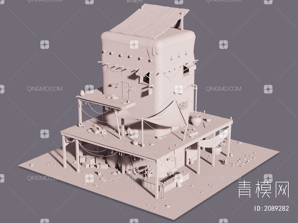 景观 户外建筑3D模型下载【ID:2089282】