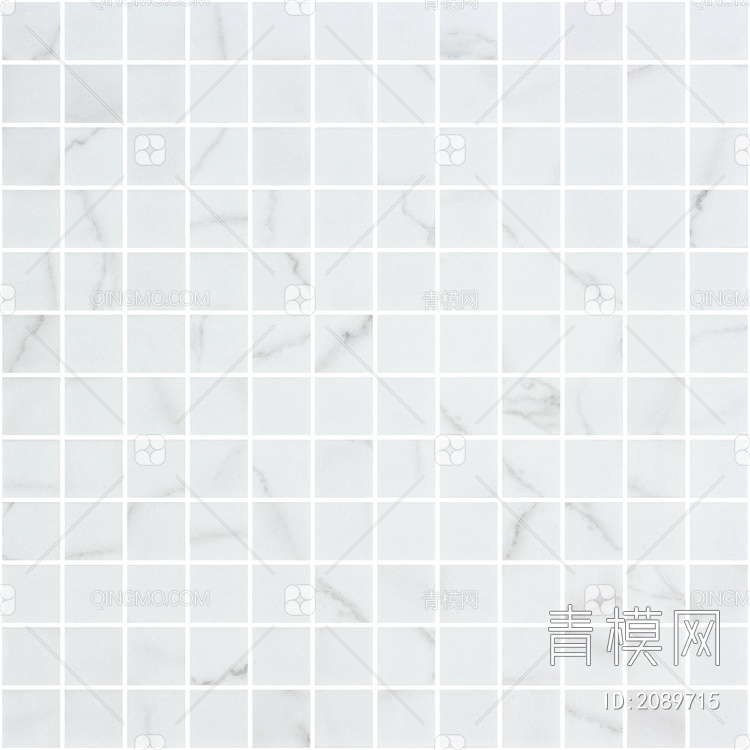 白色瓷砖马赛克墙面贴图下载【ID:2089715】