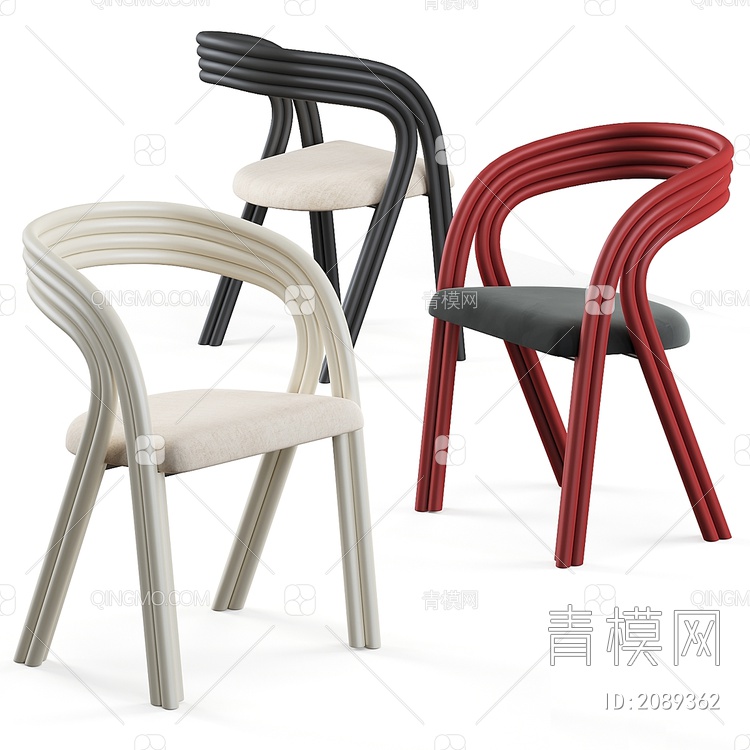 休闲椅_单椅_椅子3D模型下载【ID:2089362】