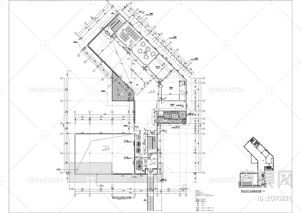 未来农业园区项目建筑施工图【ID:2090221】